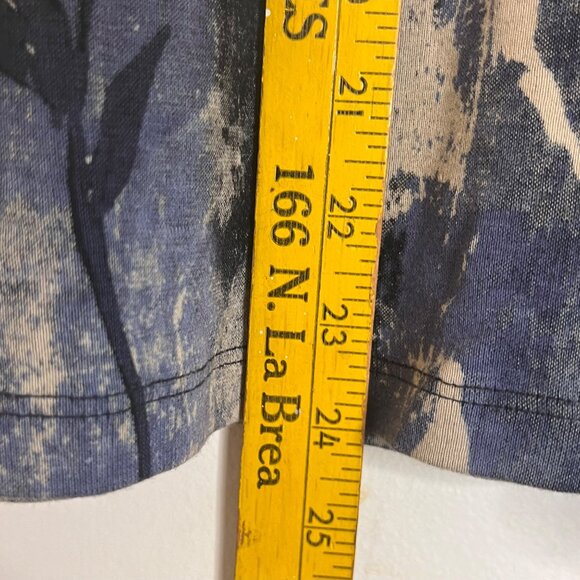 Katina Marie Womens L Supima Cotton 3/4 Sleeve Floral Print knit Sweater USA - Picture 15 of 16